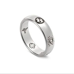 Gucci Blind For Love Ring Size 5.5